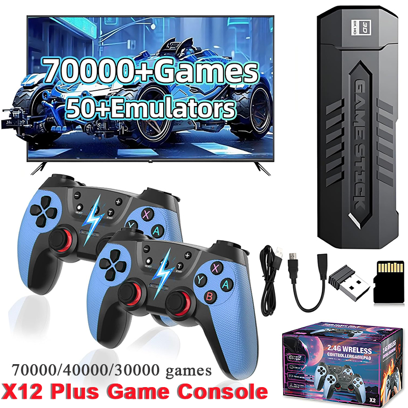 Retro Gaming Game Stick - Retro Game Stick with 128GB 70000/40000/30000+