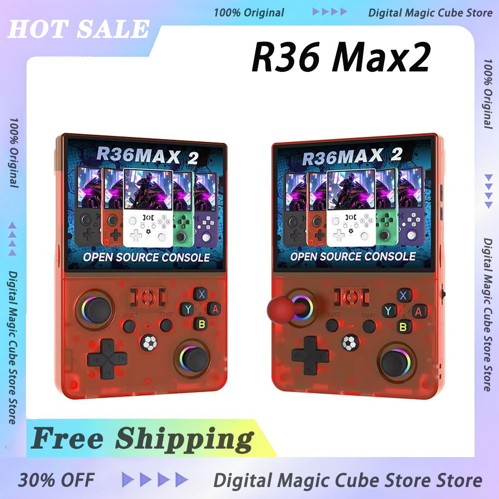 Retro Gaming Handheld Console - R36 Max2 Linux System Handheld Game