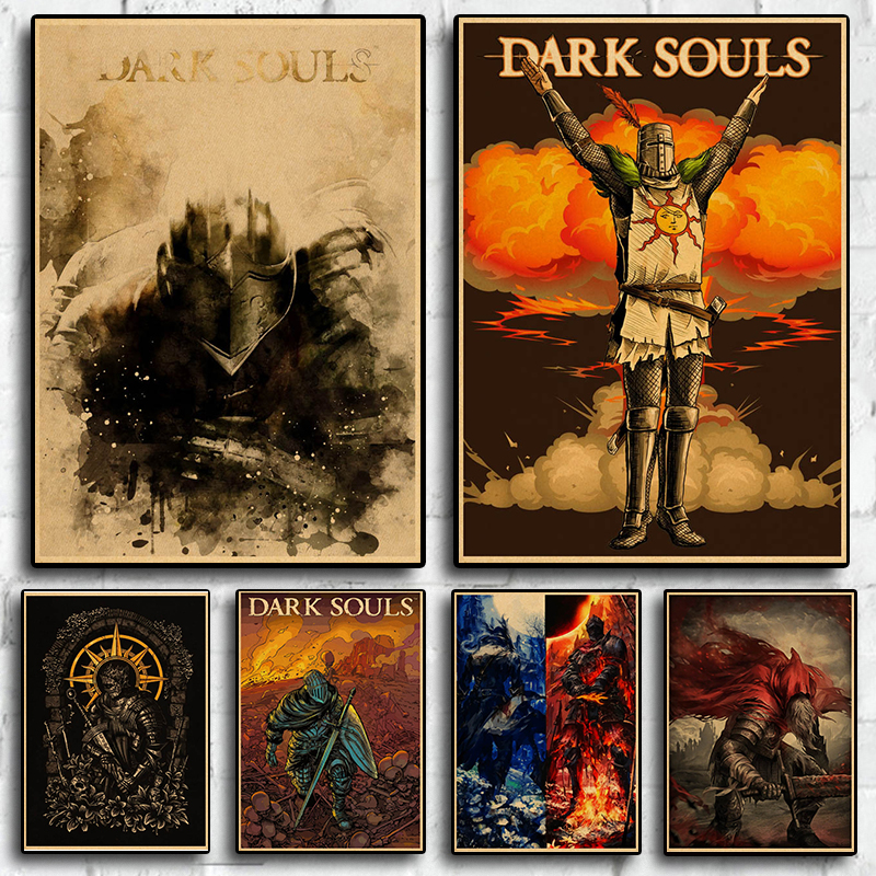 Retro Gaming Decor - Classic Game Poster Dark Souls 3