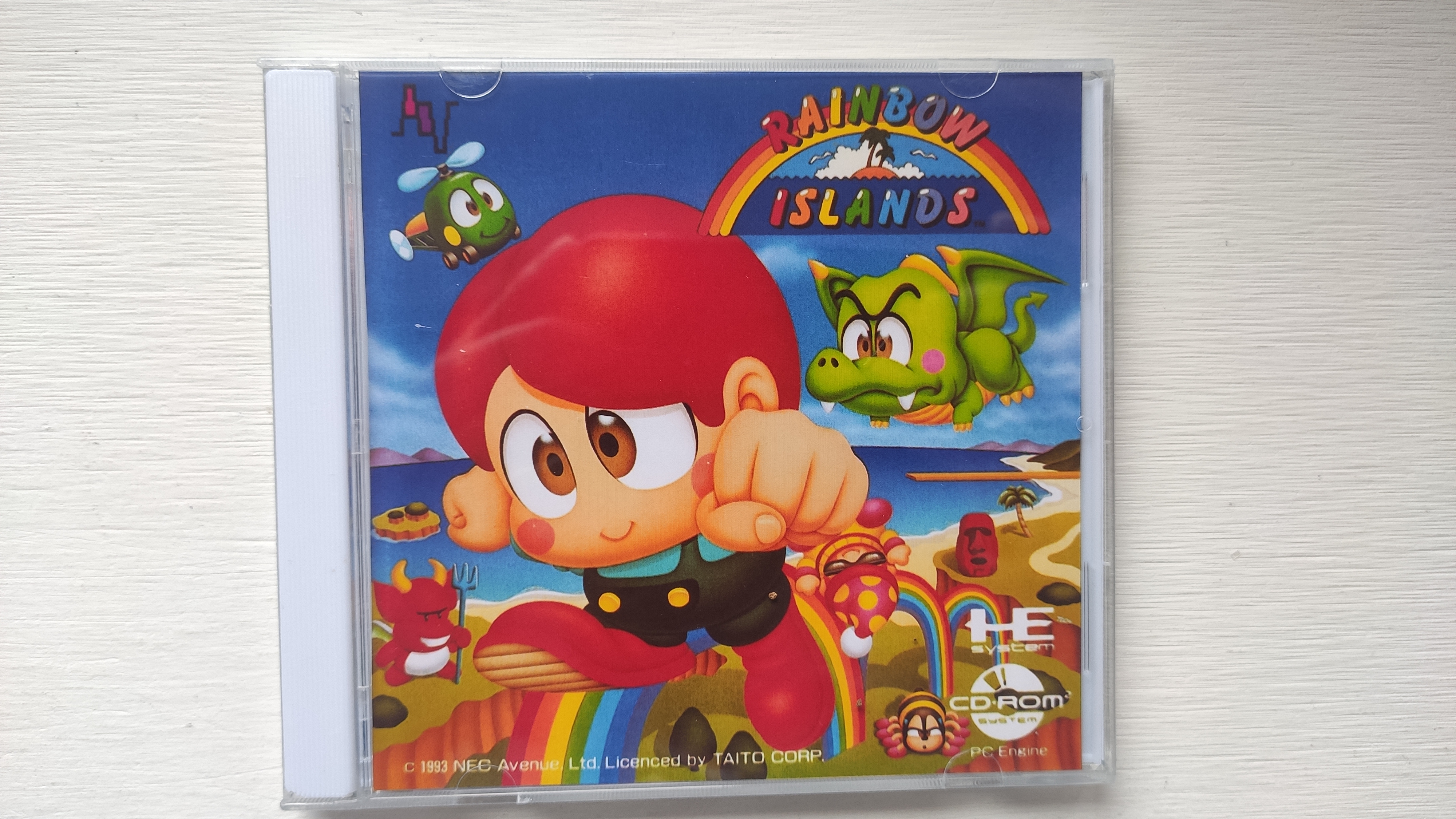 Retro Pc Gaming - PC engine Copy Disc Game rainbow