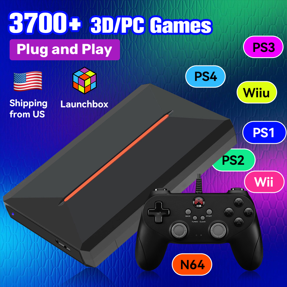 Retro Pc Gaming - Launchbox OS 500GB Portable Gaming HDD