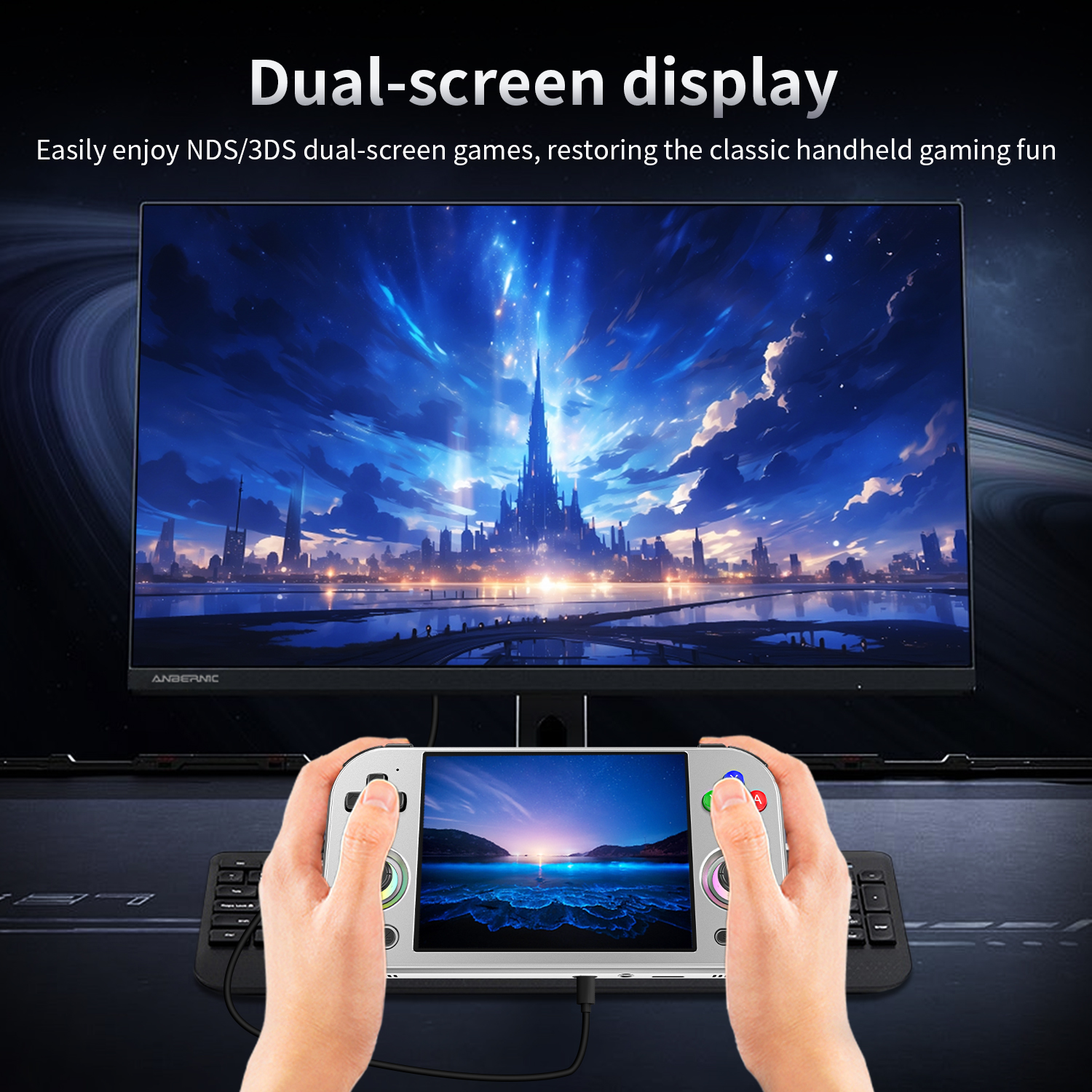 ANBERNIC RG477M RG Slide Retro - Retro Gaming Upscaler recensione e prezzo