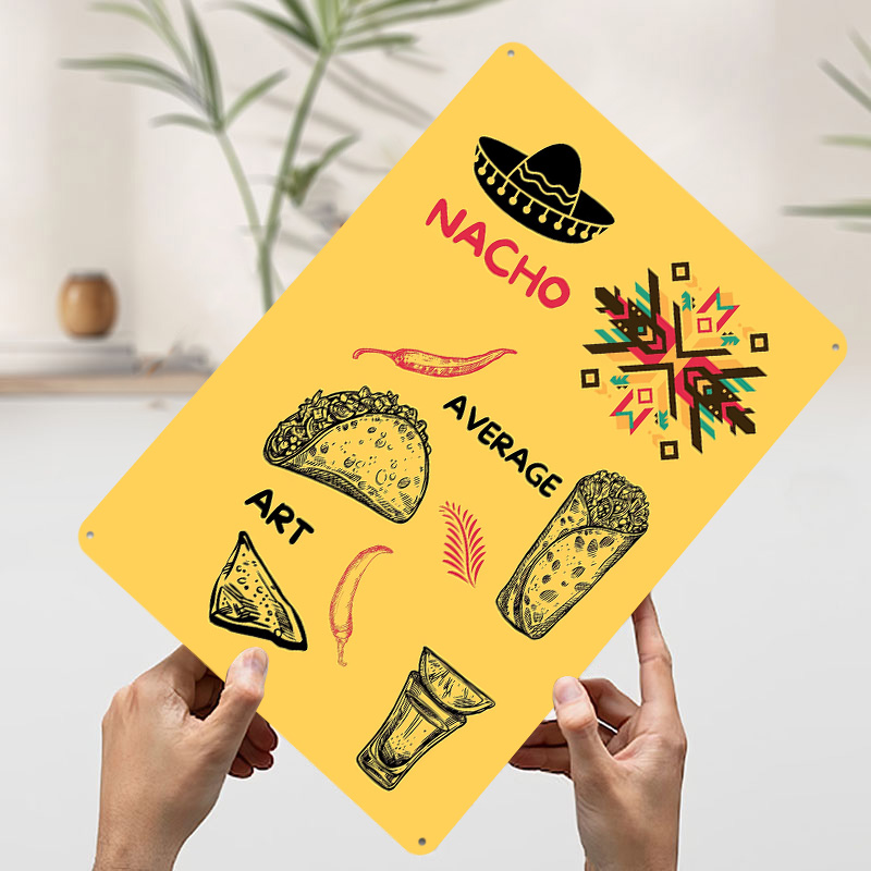 Mexican Food on Yellow Backgro - Background Retro Gaming recensione e prezzo