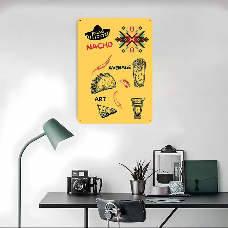Mexican Food on Yellow Backgro - Background Retro Gaming recensione e prezzo