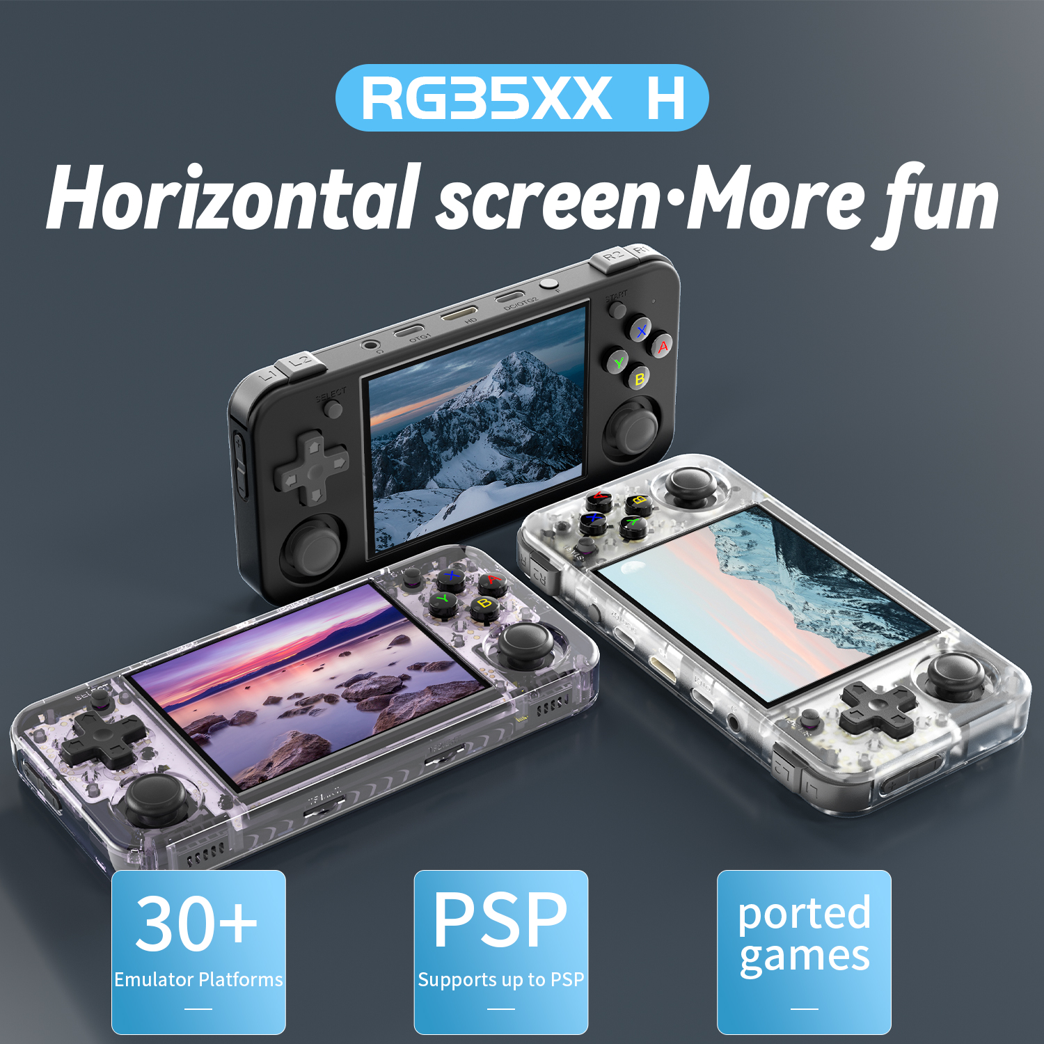ANBERNIC RG35XX H Horizontal R - Retro Gaming Upscaler recensione e prezzo