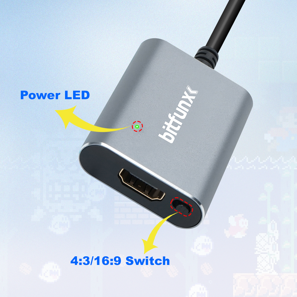 Bitfunx 720P Svideo / AV To HD - Retro Gaming Pro recensione e prezzo
