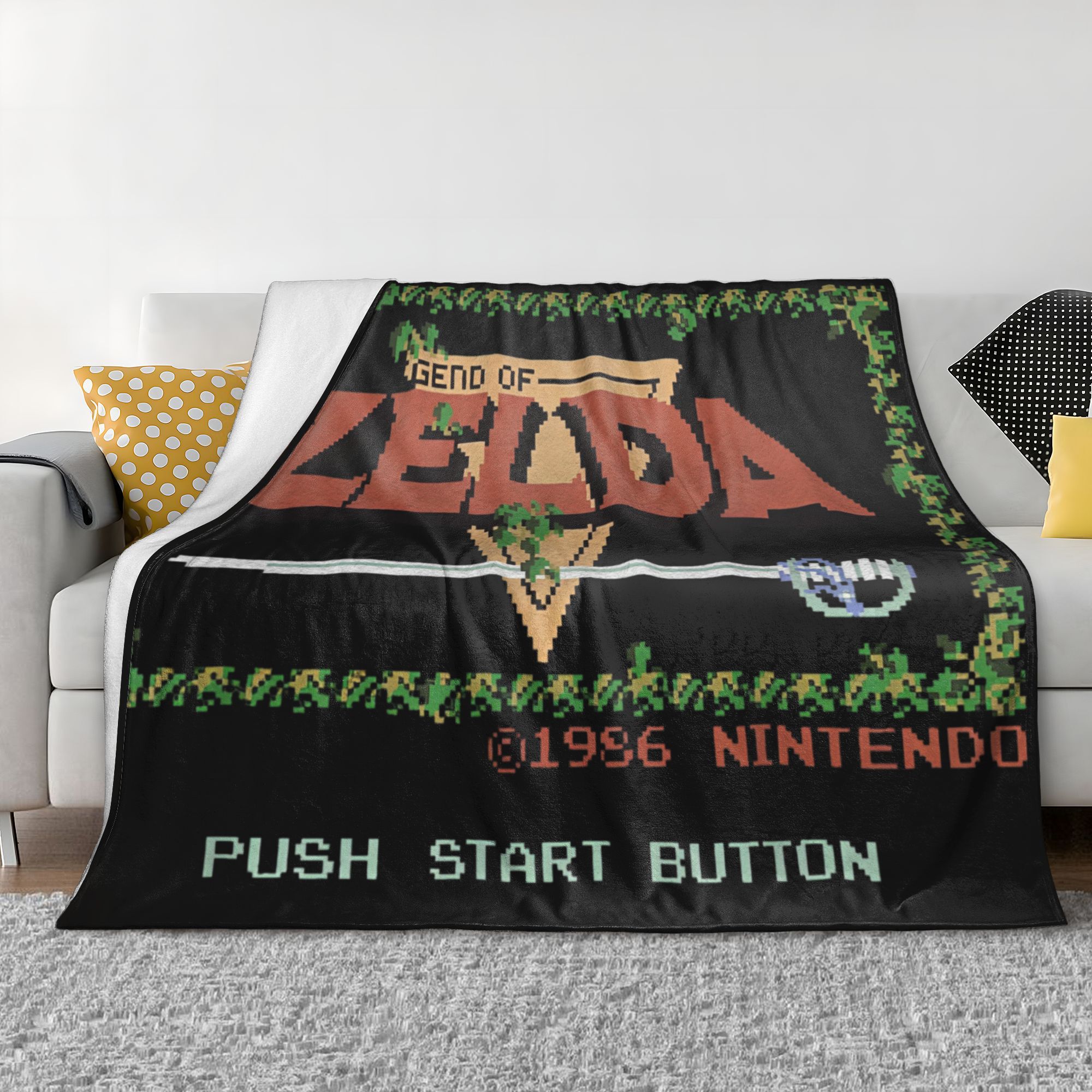 Z-Zelda Legends Flannel Blanke - Retro Gaming Zelda recensione e prezzo