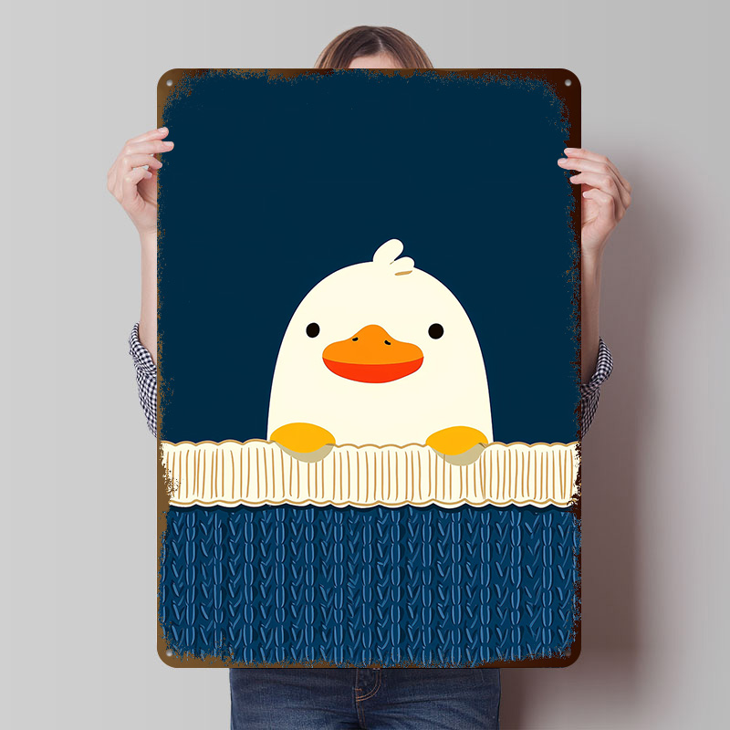 Cute Duck on a Blue Background - Background Retro Gaming recensione e prezzo