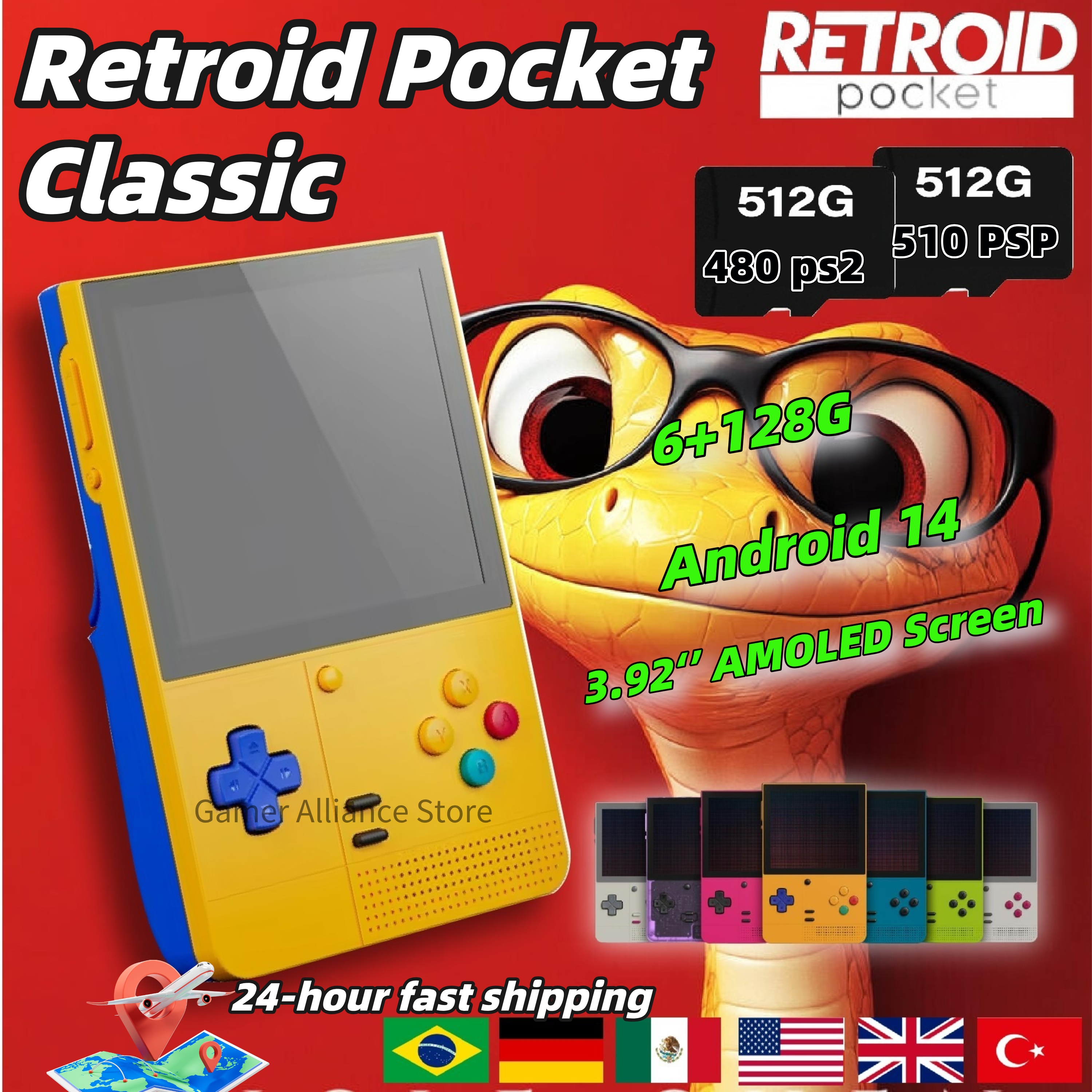 Retroid Pocket Classic RP Clas - Retro Gaming Upscaler recensione e prezzo