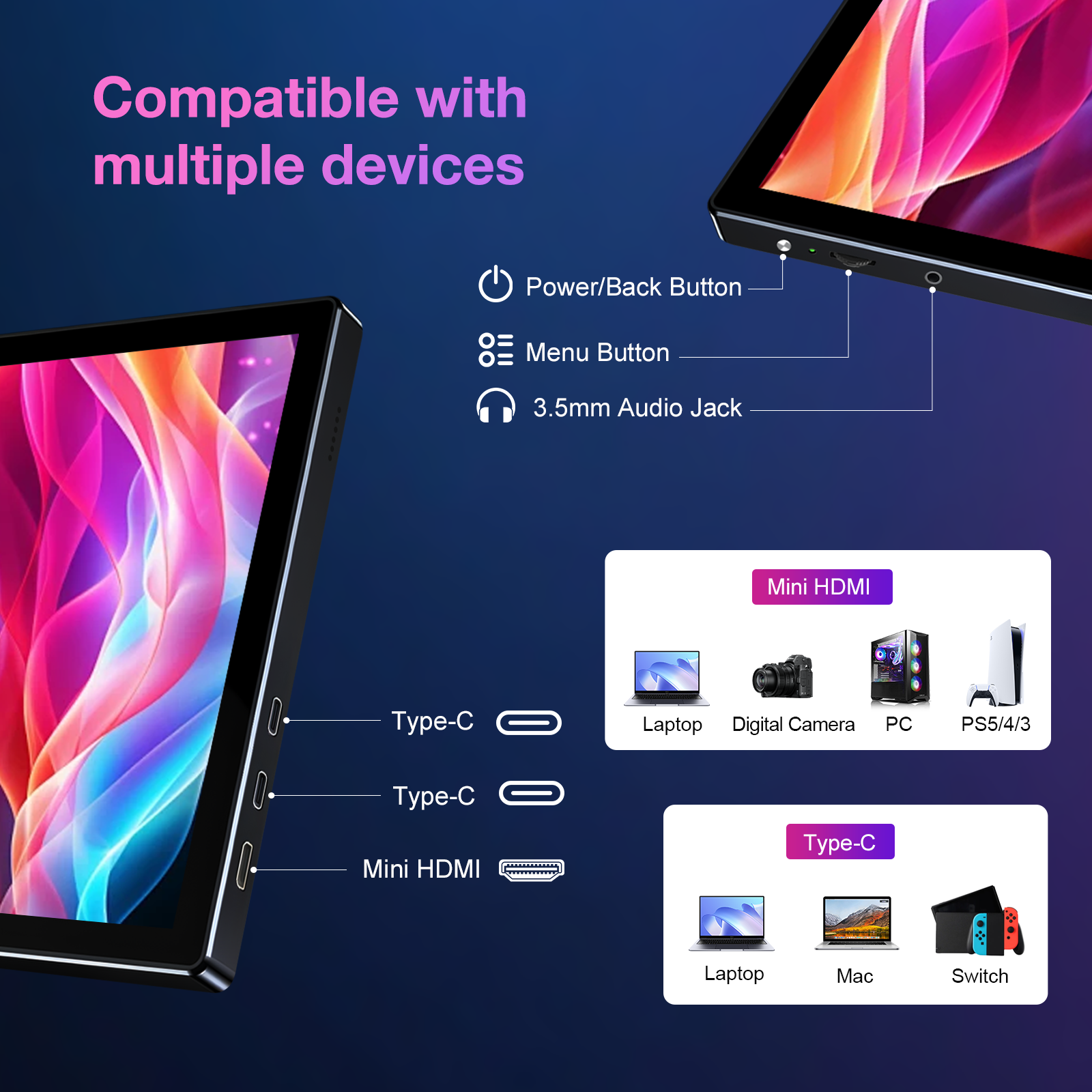 Unew 11 inch Portable Touch Mo - Crt Monitor Stand recensione e prezzo