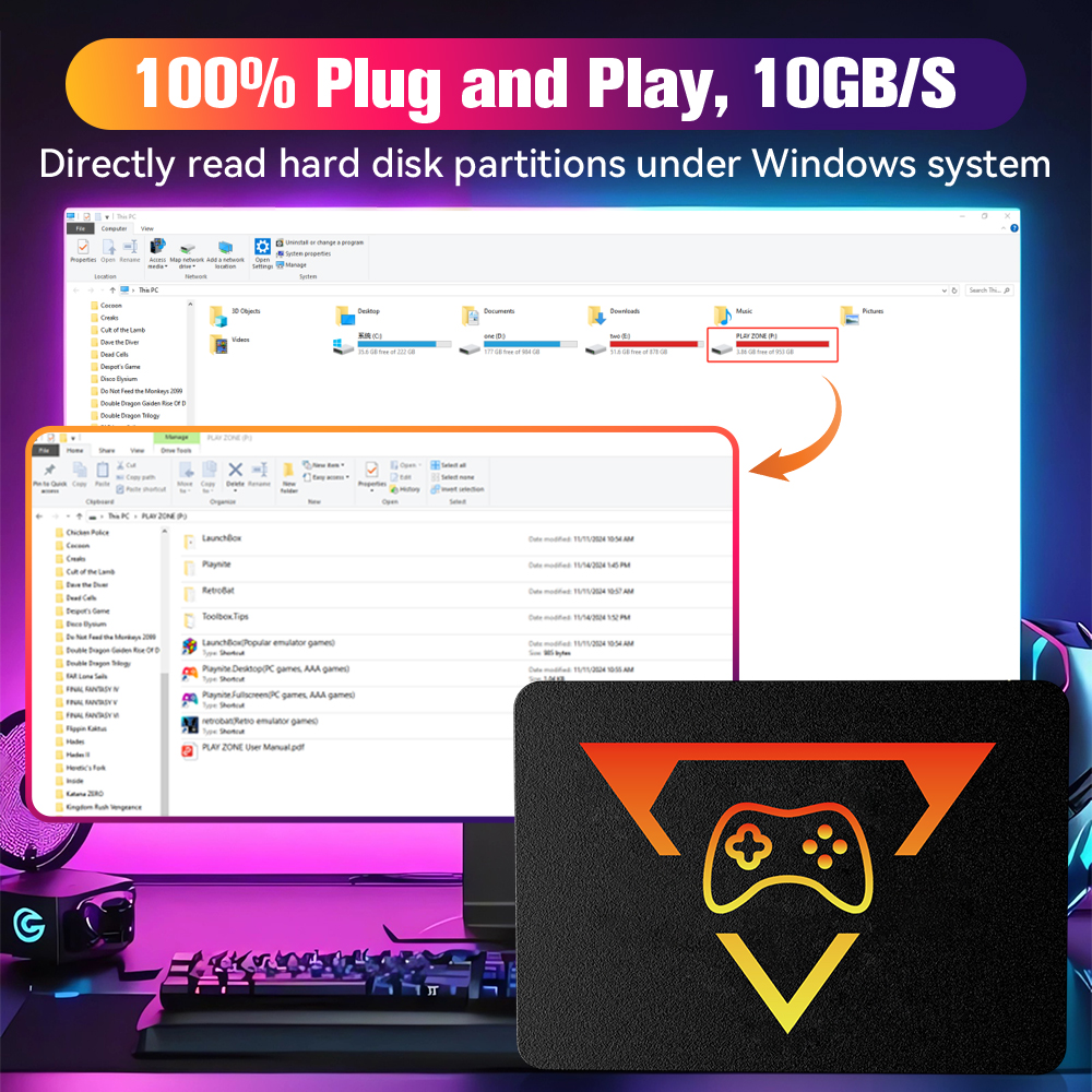 Retro Gaming SSD for Switch/PS - Retro Gaming Emulator Pc recensione e prezzo