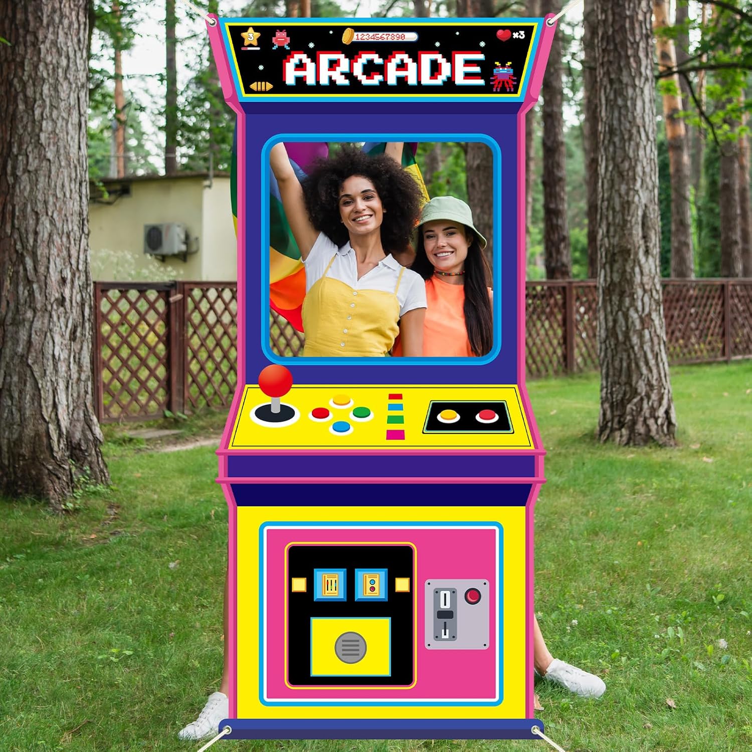 Fabric Arcade Game Photo Backg - Background Retro Gaming recensione e prezzo
