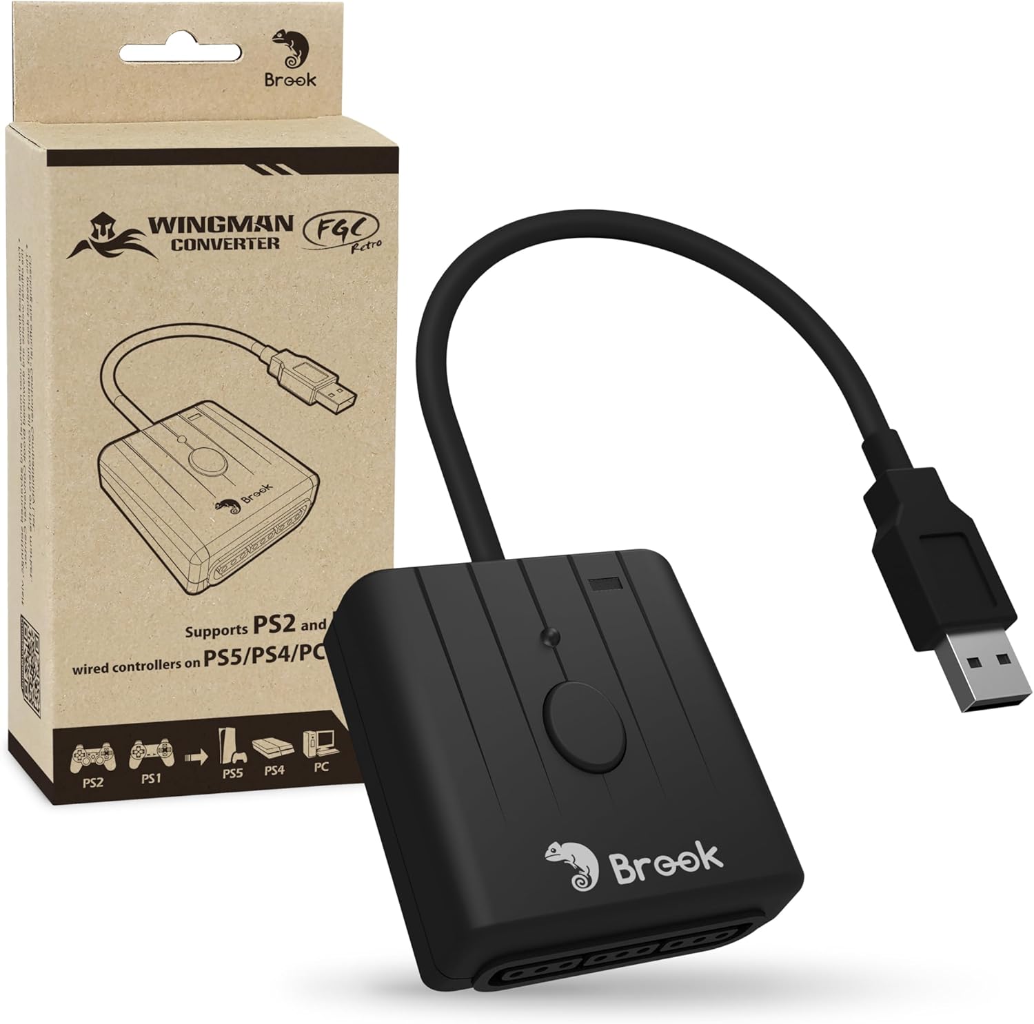 Brook Wingman FGC Retro PS 1/P - Retro Gaming Game Stick recensione e prezzo