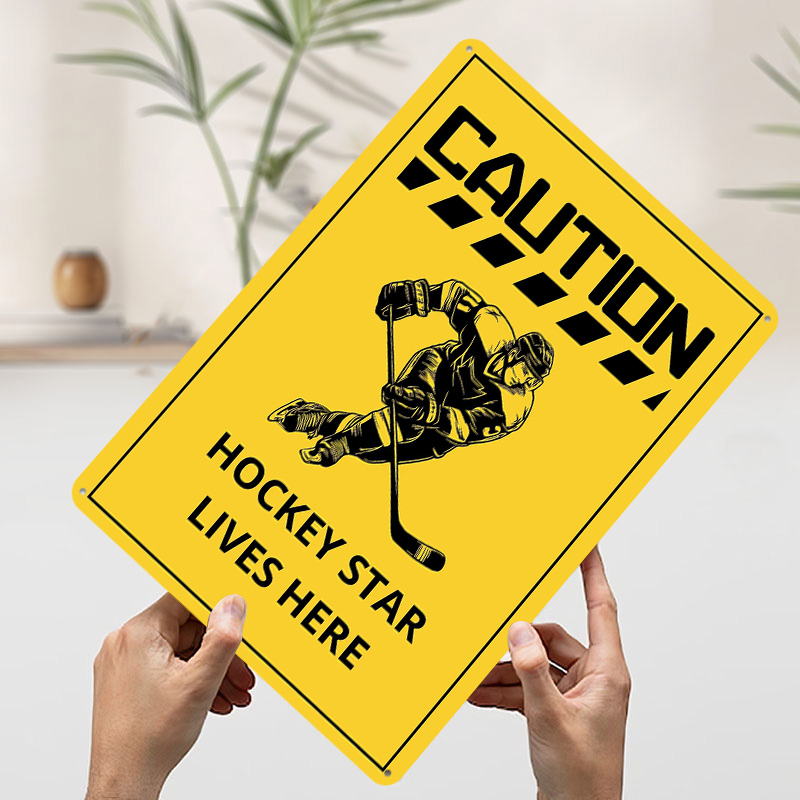 Hockey Star Lives Here Sign Pr - Retro Gaming Life recensione e prezzo