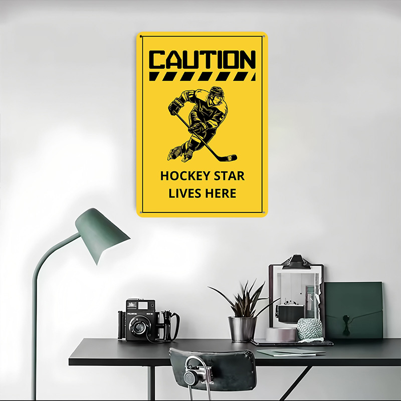 Hockey Star Lives Here Sign Pr - Retro Gaming Life recensione e prezzo