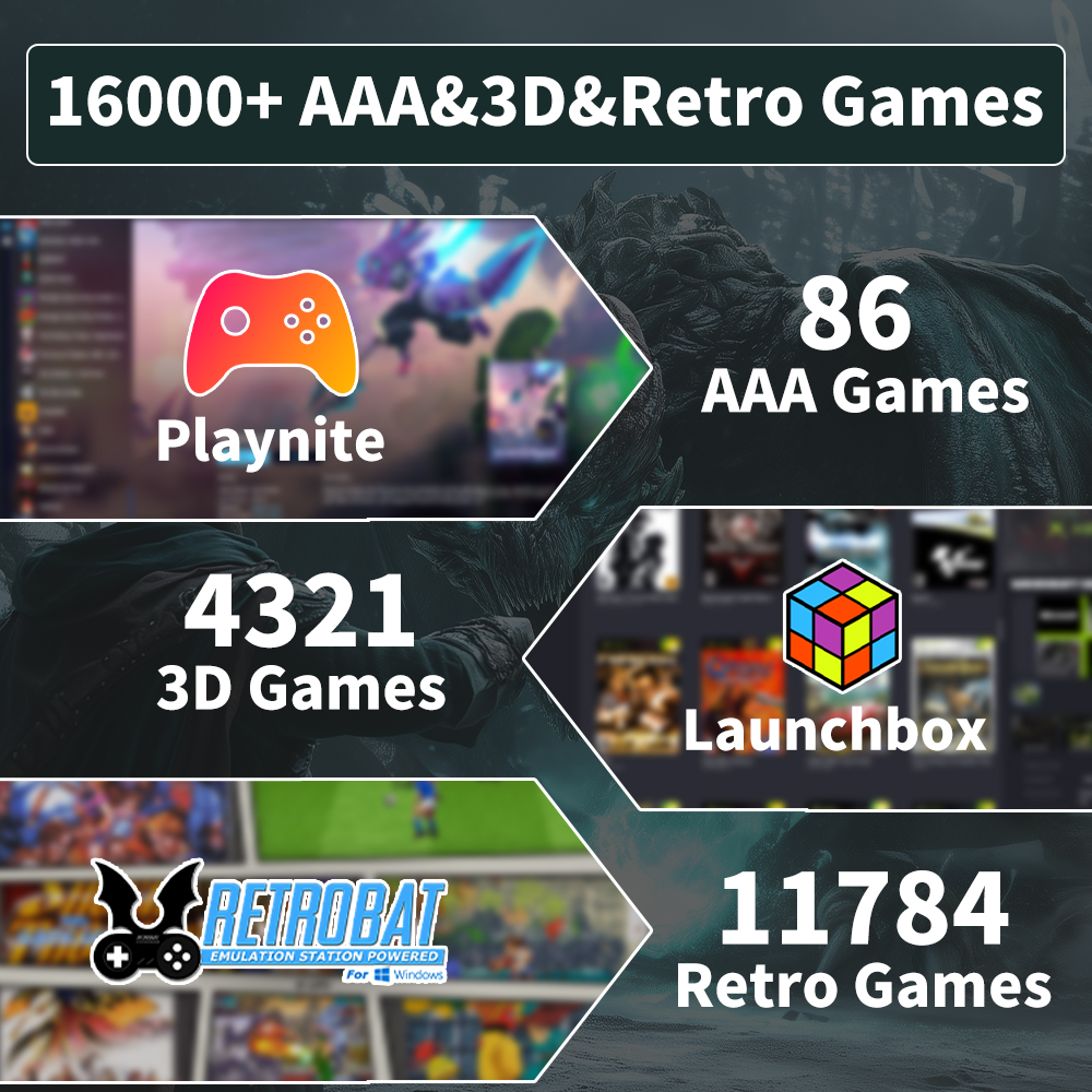 1TB Retro Gaming SSD Video Gam - Retro Gaming Emulator Pc recensione e prezzo