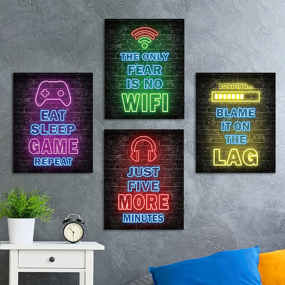  Style Wall Mural Sticker Abst - Background Retro Gaming recensione e prezzo