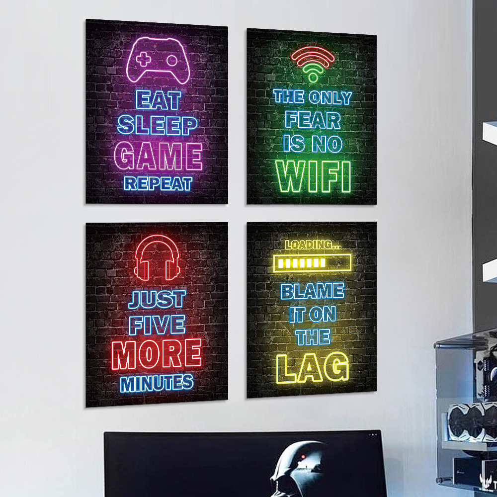  Style Wall Mural Sticker Abst - Background Retro Gaming recensione e prezzo