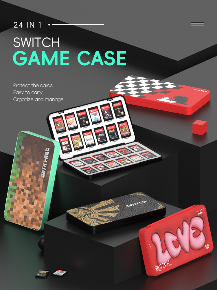 24 in 1 Game Card Case for Swi - Game Boy Cartridge Holder recensione e prezzo