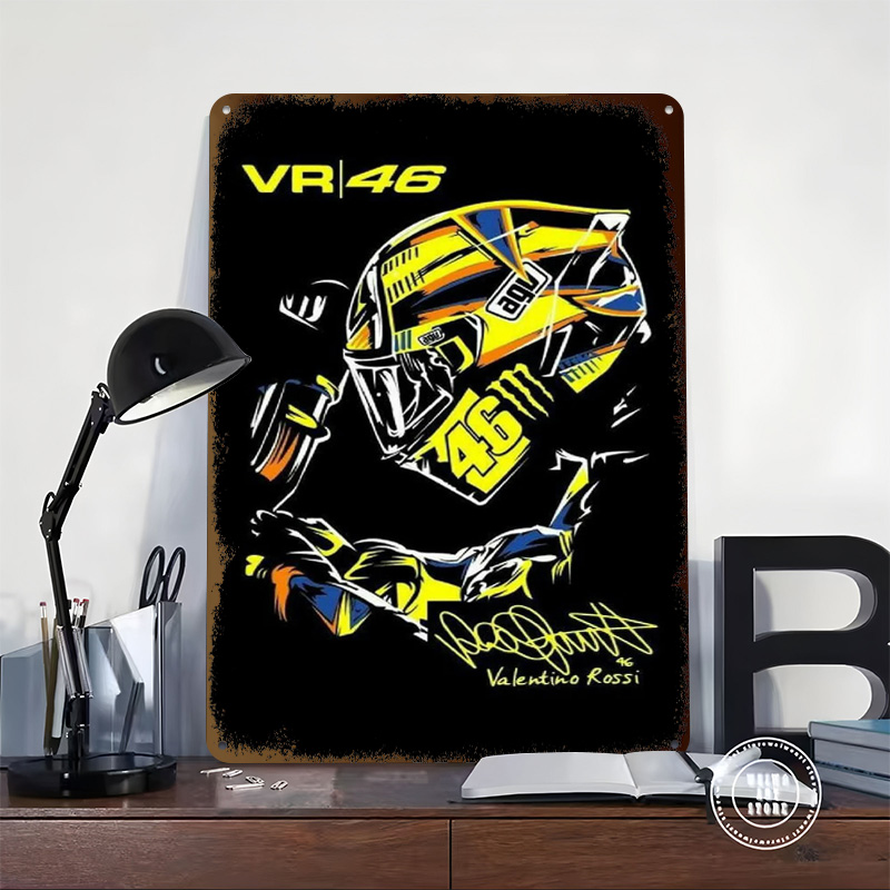 Helmet VR 46 Tinplate Poster V - Retro Gaming Vr recensione e prezzo