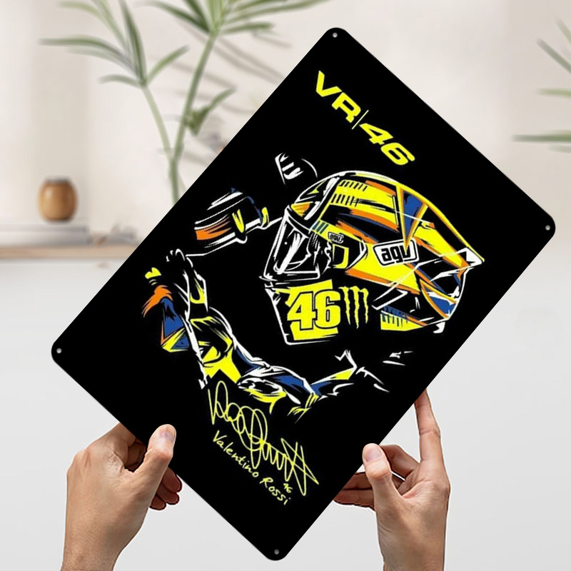 Helmet VR 46 Tinplate Poster V - Retro Gaming Vr recensione e prezzo
