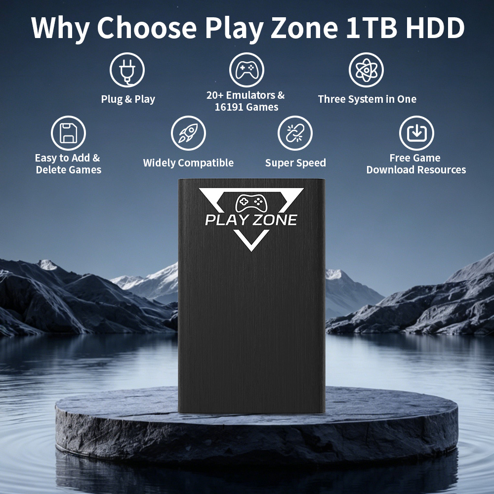 Play Zone 1TB Portable Gaming  - Retro Gaming Emulator Pc recensione e prezzo