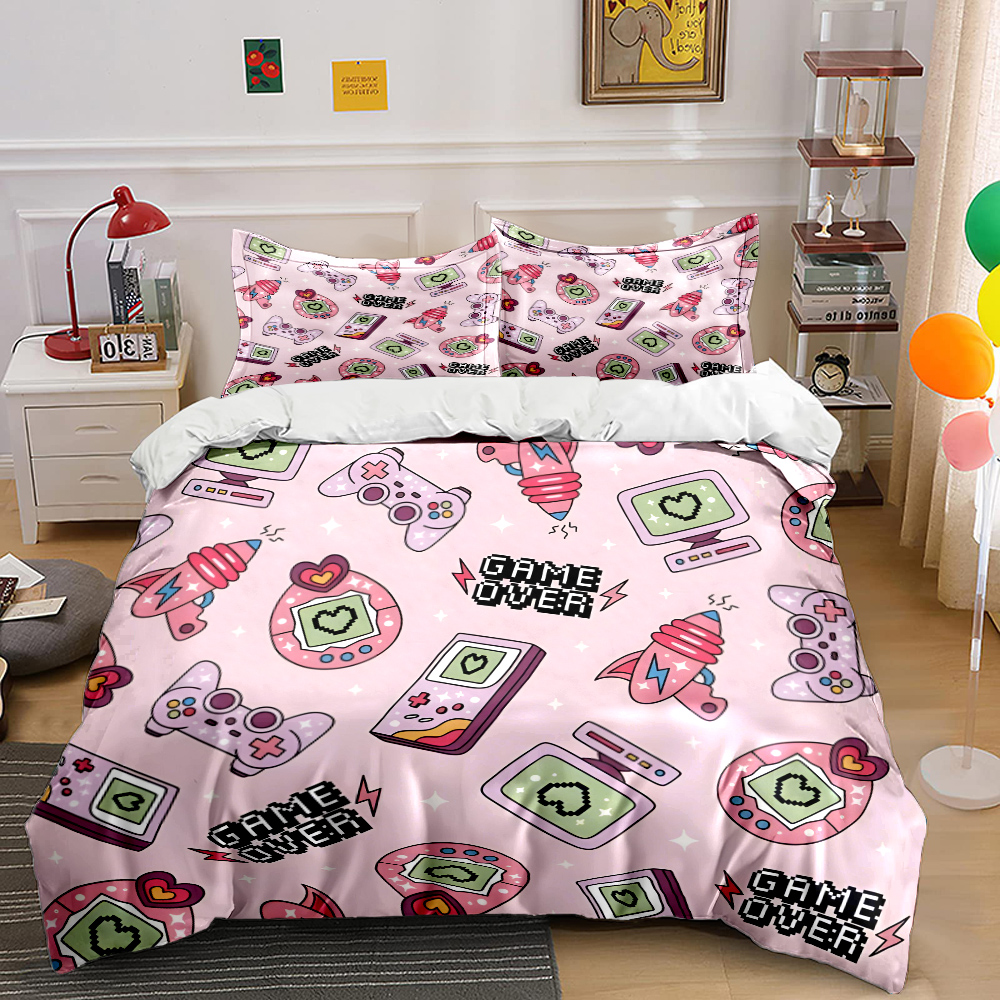 Retro Gaming Icons on Pink Bac - Background Retro Gaming recensione e prezzo