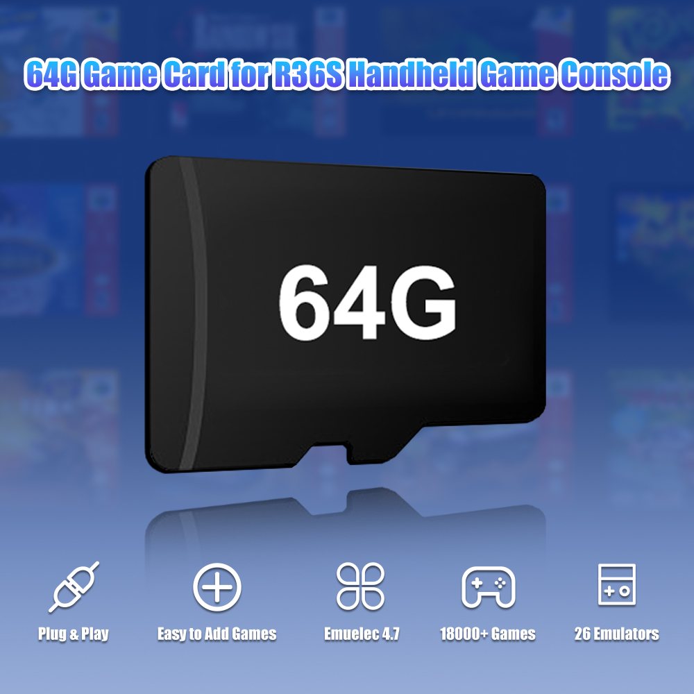 64G Game TF Card for R36S Vide - Retro Gaming Handheld Console recensione e prezzo