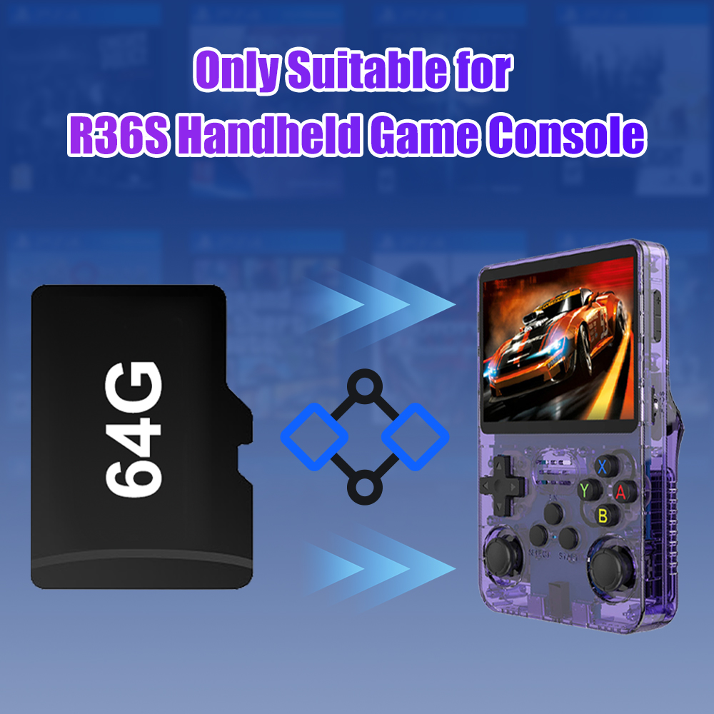 64G Game TF Card for R36S Vide - Retro Gaming Handheld Console recensione e prezzo
