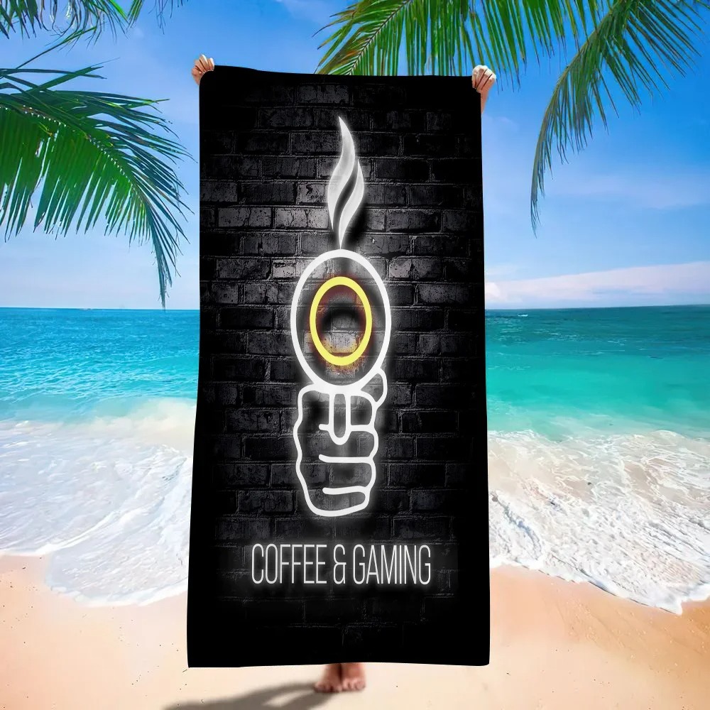 Retro Gaming Neon Beach Towel, - Background Retro Gaming recensione e prezzo