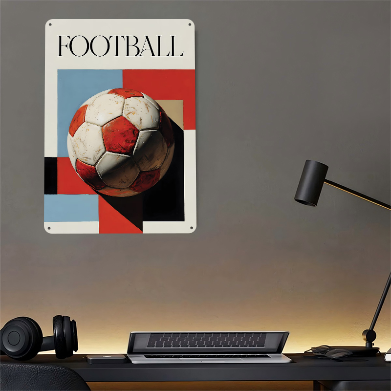 Football With Geometric Backgr - Background Retro Gaming recensione e prezzo