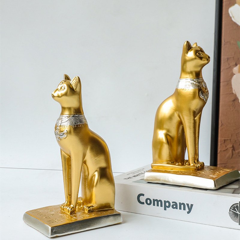 Retro Egyptian Cat Resin Statu - Retro Gaming Decor recensione e prezzo