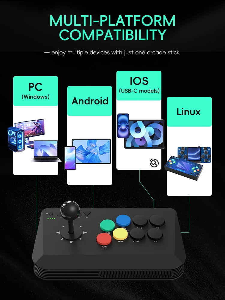 Wireless Y3A Max Arcade Stick  - Retro Gaming Game Stick recensione e prezzo