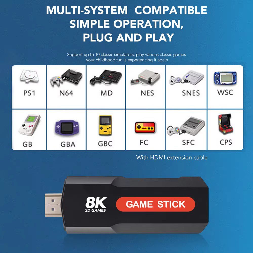 X2 Game Stick HD 4K 8K 3D Cons - Retro Gaming Game Stick recensione e prezzo