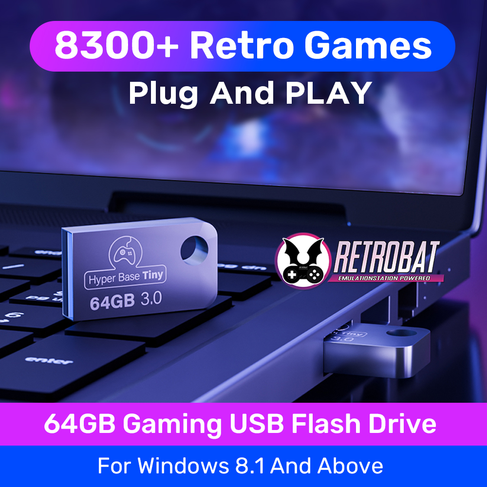 Retrobat 64G Gaming USB Flash  - Retro Gaming Emulator Pc recensione e prezzo