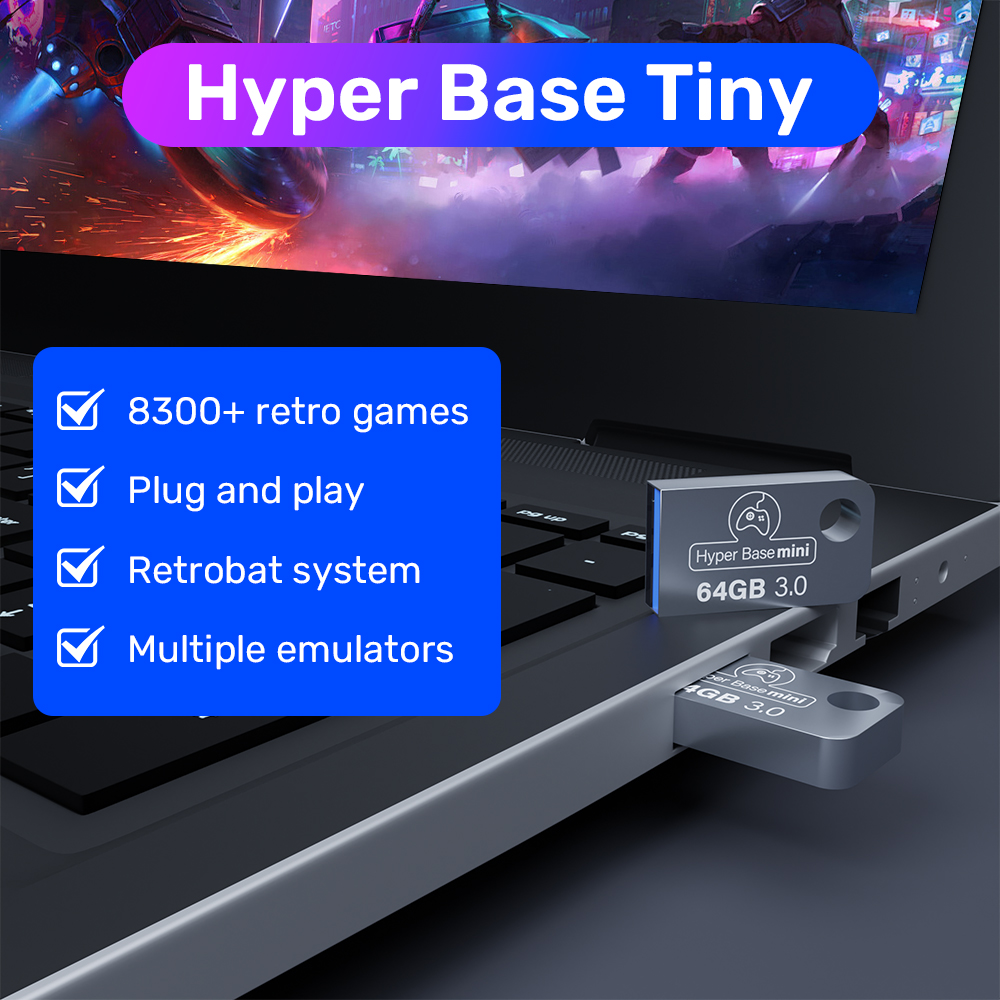 Retrobat 64G Gaming USB Flash  - Retro Gaming Emulator Pc recensione e prezzo