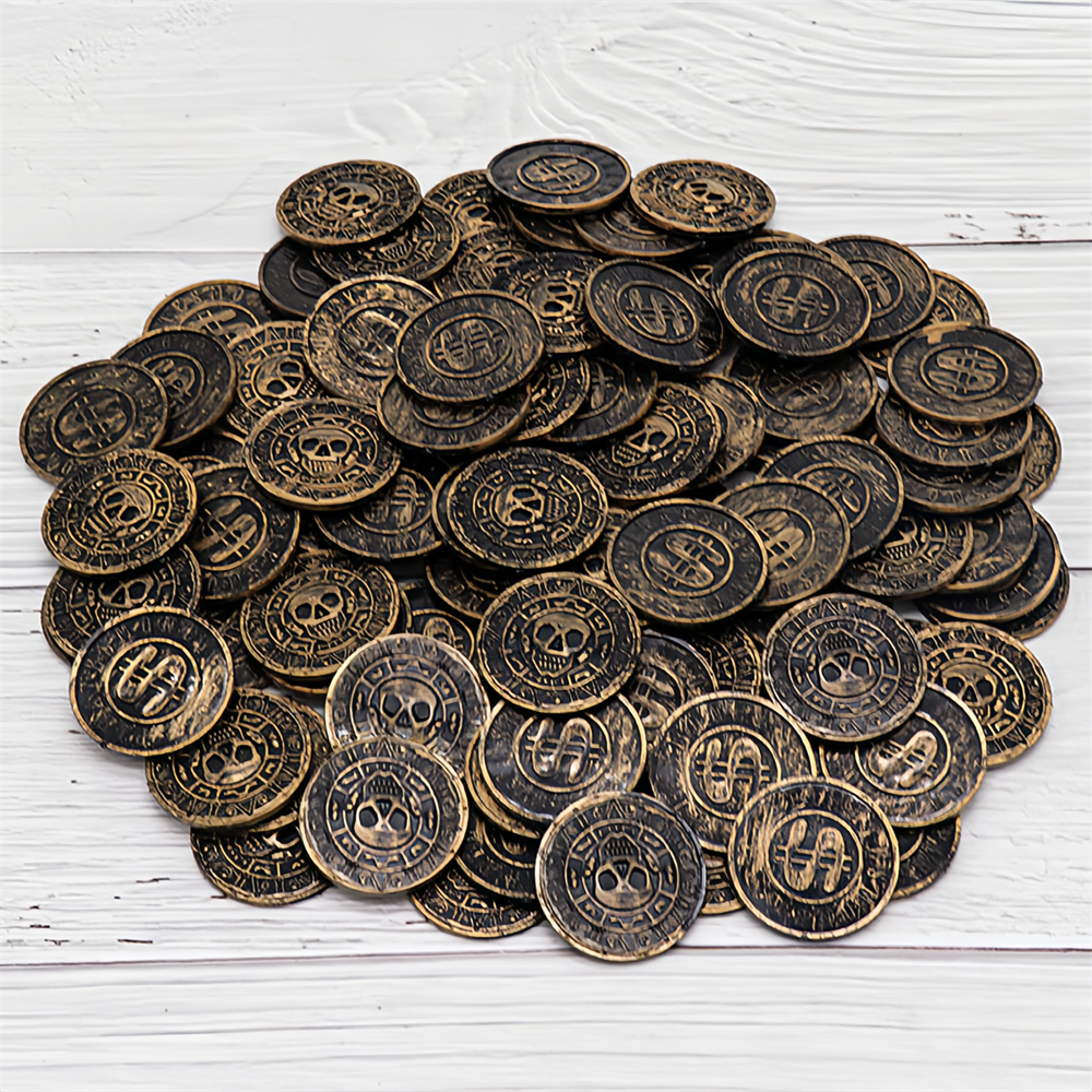 20/50/100pcs Retro Pirate Coin - Retro Gaming Decor recensione e prezzo