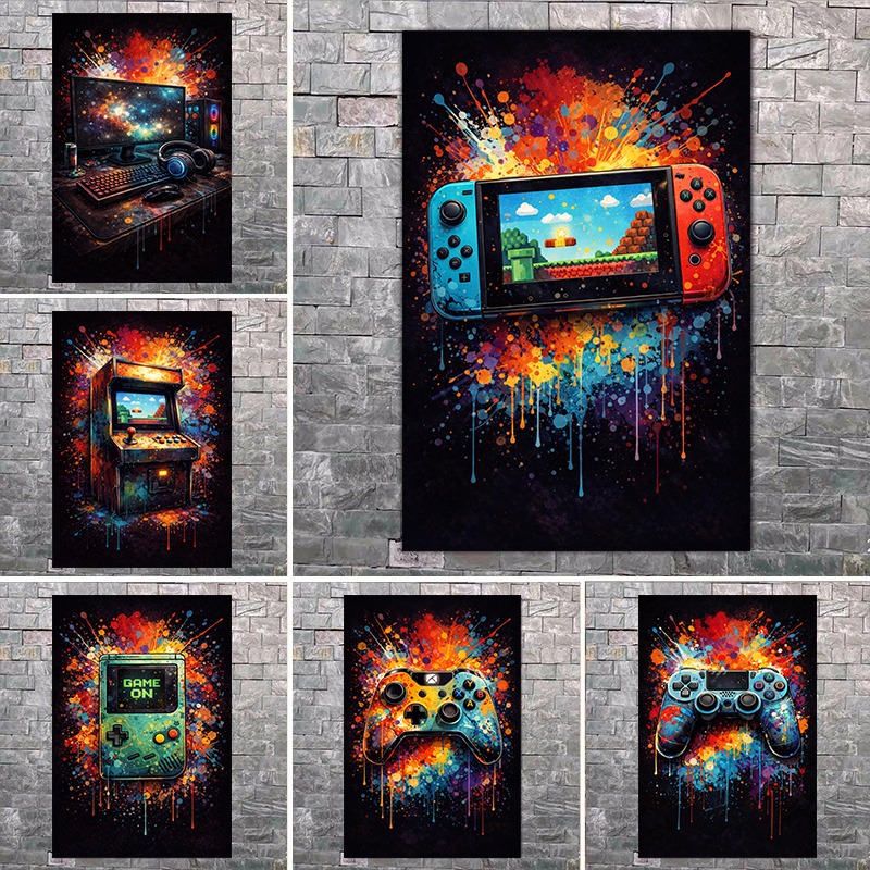 Modern Gaming Room Wall Art Re - Retro Gaming Life recensione e prezzo