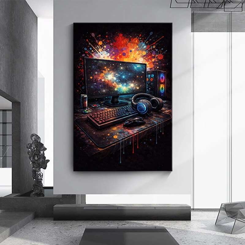 Modern Gaming Room Wall Art Re - Retro Gaming Life recensione e prezzo