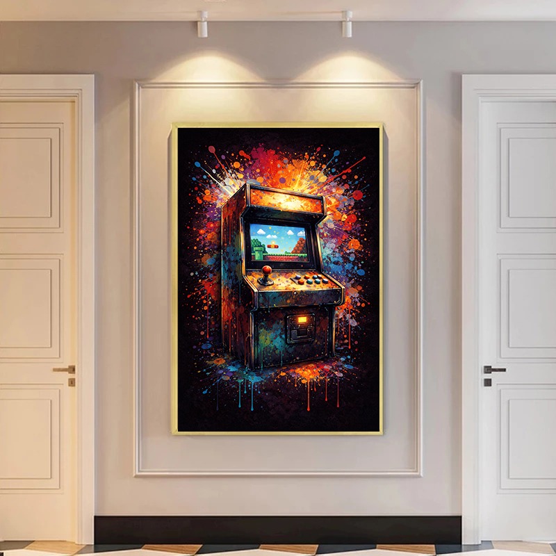 Modern Gaming Room Wall Art Re - Retro Gaming Life recensione e prezzo